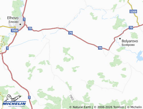 Mapa MICHELIN Slaveykovo - ViaMichelin