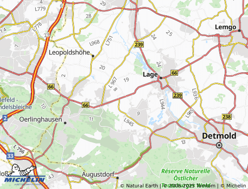 MICHELIN Kachtenhausen map - ViaMichelin