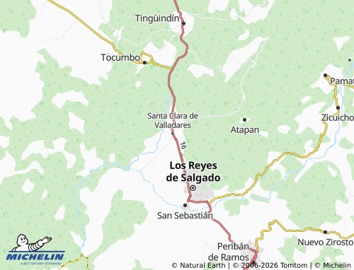 Mapa MICHELIN Centro, Santa Clara - ViaMichelin