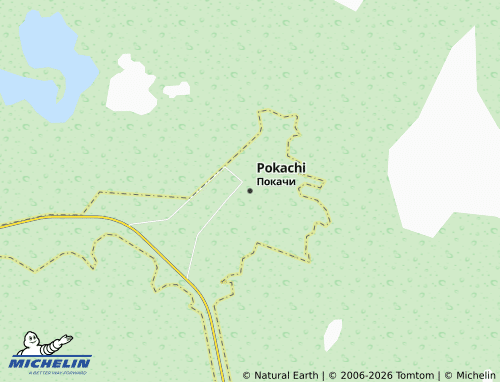 MICHELIN-Landkarte Pokachi - ViaMichelin