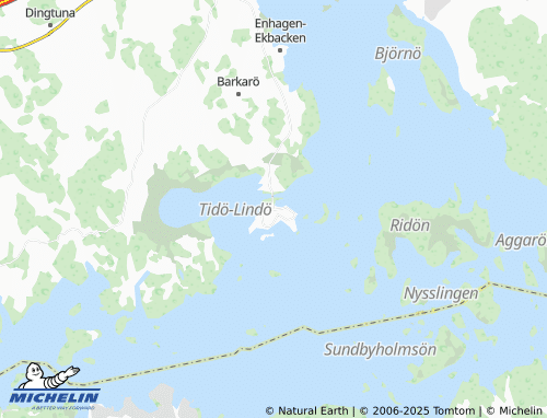 MICHELIN Tidö-Lindö map - ViaMichelin