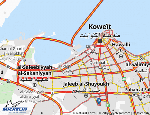 MICHELIN Al Shuwaikh Educational map - ViaMichelin