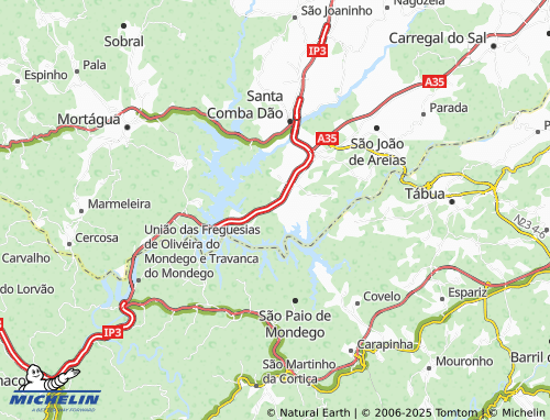 MICHELIN Vale de Couço map - ViaMichelin