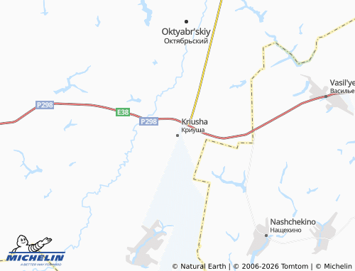 Carte MICHELIN Kriusha - ViaMichelin