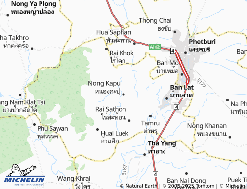 MICHELIN Nong Kapu map - ViaMichelin
