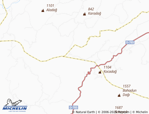 Mappa MICHELIN Çalpınar - ViaMichelin