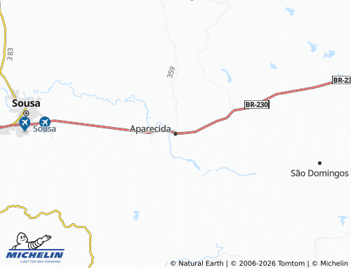 Mappa MICHELIN Aparecida - ViaMichelin