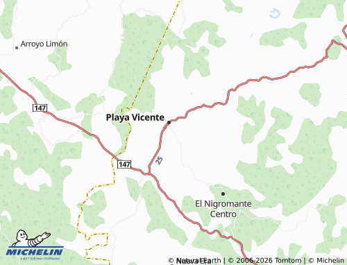 MICHELIN Solidaridad map - ViaMichelin