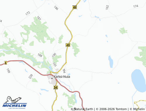 MICHELIN-Landkarte Oti - ViaMichelin