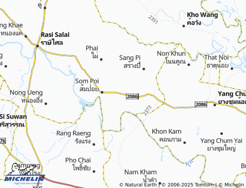 MICHELIN Nong Mi map - ViaMichelin