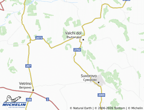 Mappa MICHELIN Shtipsko - ViaMichelin