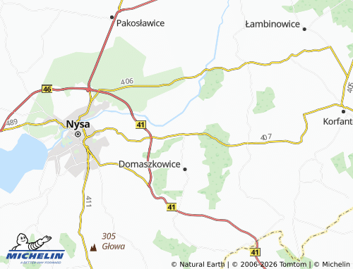 MICHELIN Kubice map - ViaMichelin