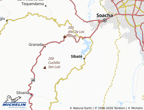 Mappa MICHELIN Alto Charco - ViaMichelin
