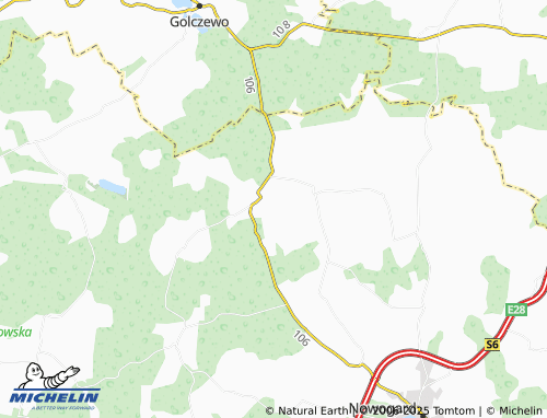 MICHELIN Błotno map - ViaMichelin