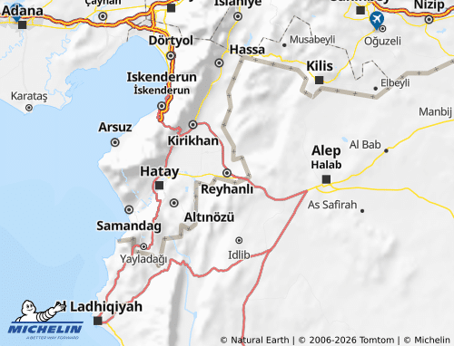 MICHELIN Reyhanlı map - ViaMichelin
