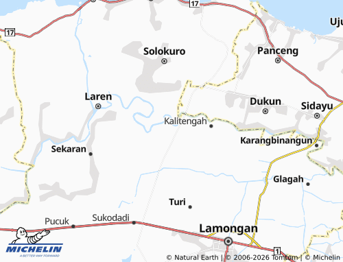 MICHELIN-Landkarte Karangwungu - ViaMichelin