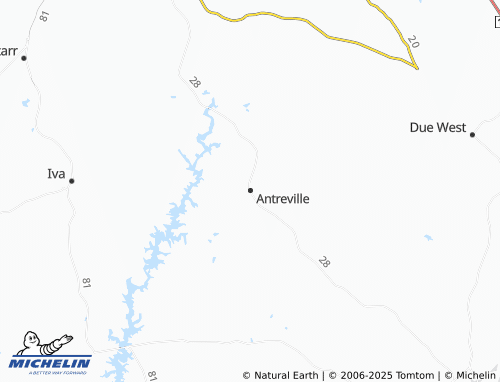 MICHELIN-Landkarte Antreville - ViaMichelin