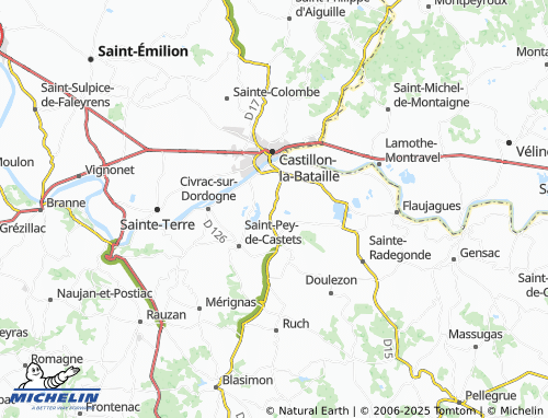 MICHELIN Les Acacias map - ViaMichelin