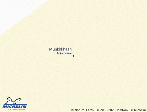 Mapa MICHELIN Munkhkhaan - ViaMichelin