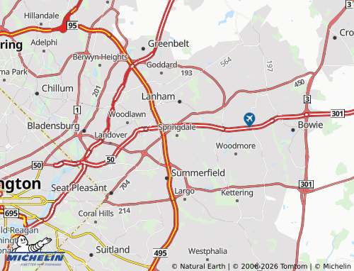 Mappa MICHELIN Springdale - ViaMichelin
