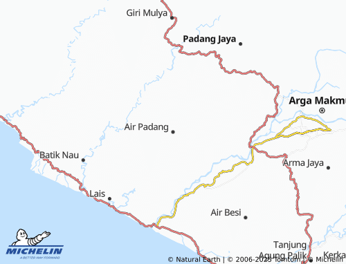 MICHELIN Air Padang map - ViaMichelin
