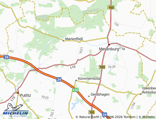 Kaart MICHELIN Frehne - ViaMichelin