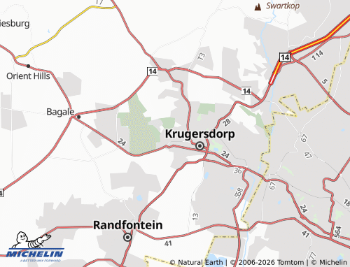 MICHELIN-Landkarte Agavia - ViaMichelin