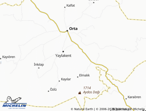 MICHELIN Hürriyet map - ViaMichelin
