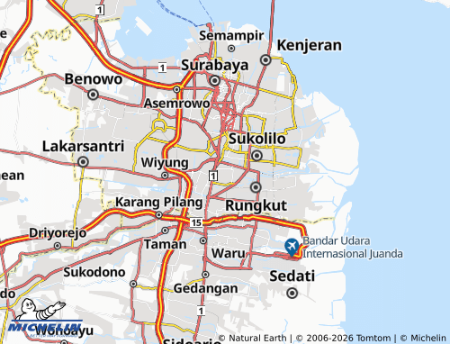 Mapa MICHELIN Bendul Merisi - ViaMichelin