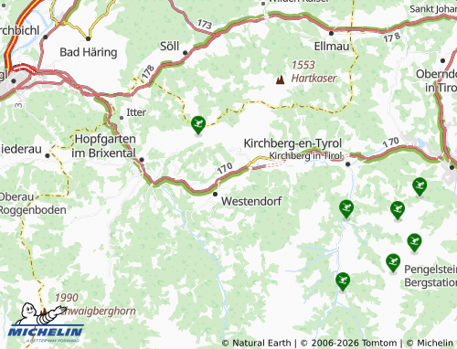 Mapa MICHELIN Moosen - ViaMichelin