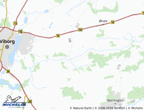 MICHELIN Vejrum map - ViaMichelin