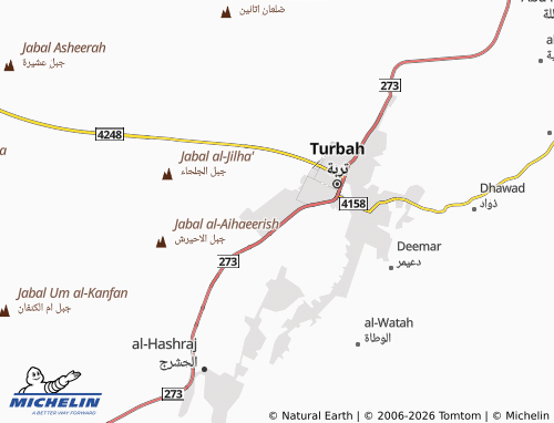 Carte MICHELIN al-Naseem - ViaMichelin