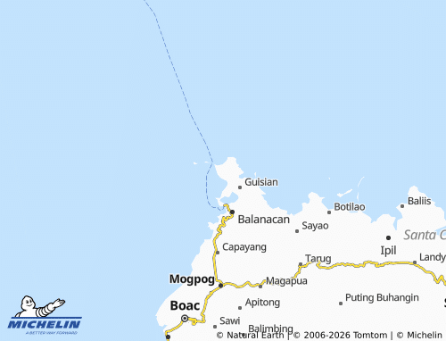 MICHELIN Silangan map - ViaMichelin
