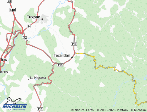 Mappa MICHELIN Ejidal - ViaMichelin