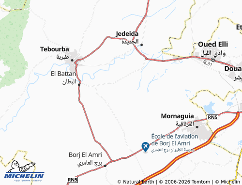 Mapa MICHELIN Burj Atrameen - ViaMichelin