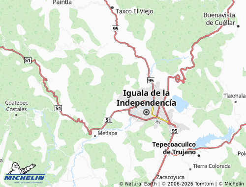MICHELIN San Marcos map - ViaMichelin