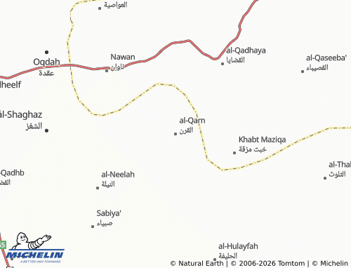 MICHELIN-Landkarte al-Qarn - ViaMichelin