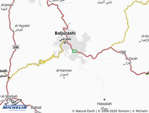 MICHELIN-Landkarte al-Hamran - ViaMichelin