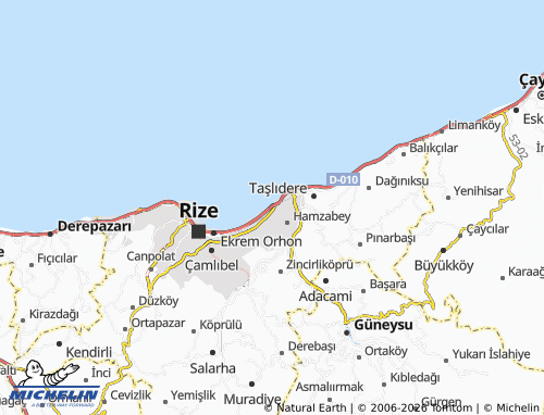 MICHELIN İslampaşa map - ViaMichelin
