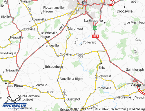 MICHELIN Saint-Martin-le-Gréard map - ViaMichelin
