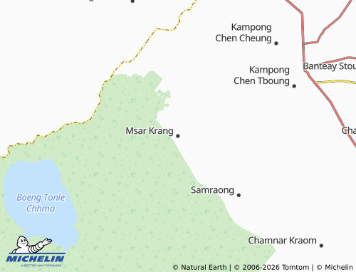 Mapa MICHELIN Msar Krang - ViaMichelin