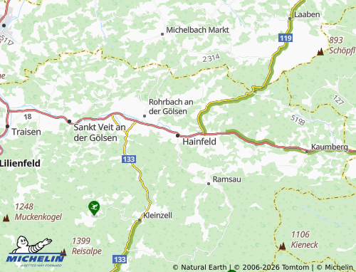MICHELIN Hainfeld map - ViaMichelin