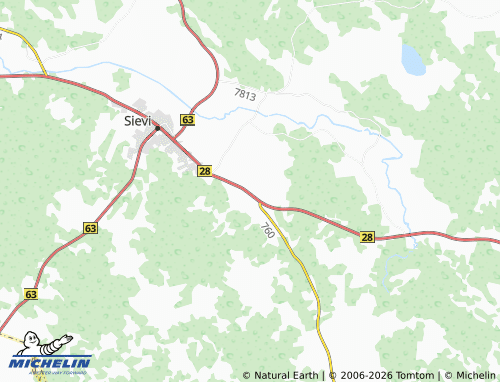 Carte MICHELIN Rieskaniemi - ViaMichelin