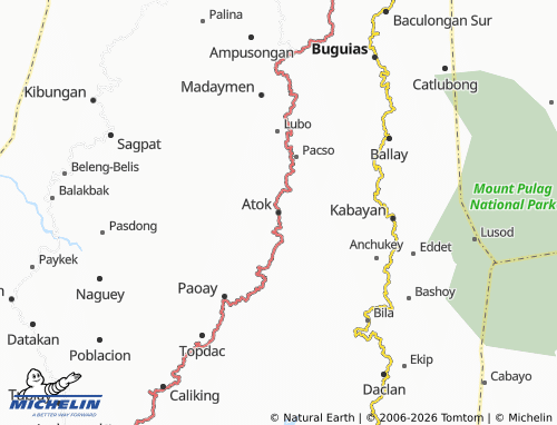 MICHELIN Atok map - ViaMichelin
