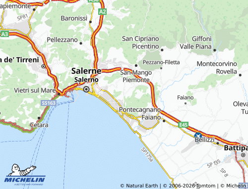 MICHELIN Ponte Guazzariello map - ViaMichelin