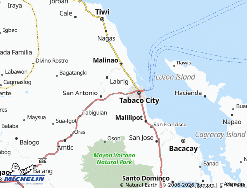 MICHELIN Matagbac map - ViaMichelin
