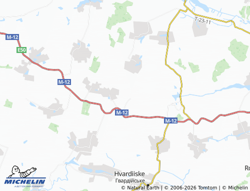 Carte MICHELIN Daniuky - ViaMichelin