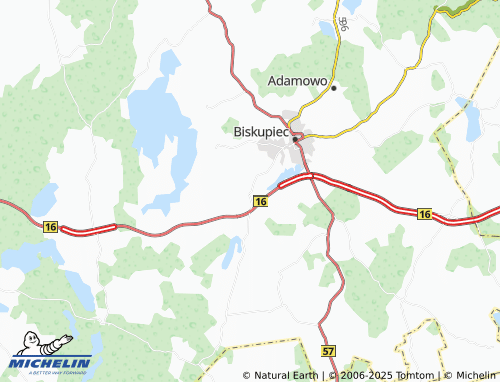 MICHELIN Rzeck map - ViaMichelin
