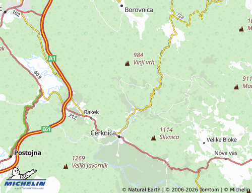 Carte MICHELIN Bezuljak - ViaMichelin