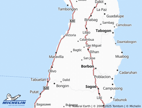 MICHELIN-Landkarte Kantubaon - ViaMichelin